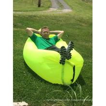 Assento Tipo Bean Bag Air Sofa Banana Saco de Dormir Inflável Viajar Camping Natação Laybag